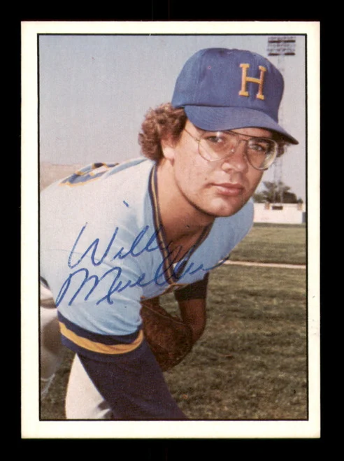 Willie Mueller Autographed 1978 TCMA Card #18 Holyoke Millers SKU #231314