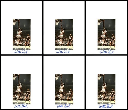 Willis Reed Autographed 8.5x11 Photo 12 Count Lot New York Knicks SKU #194018