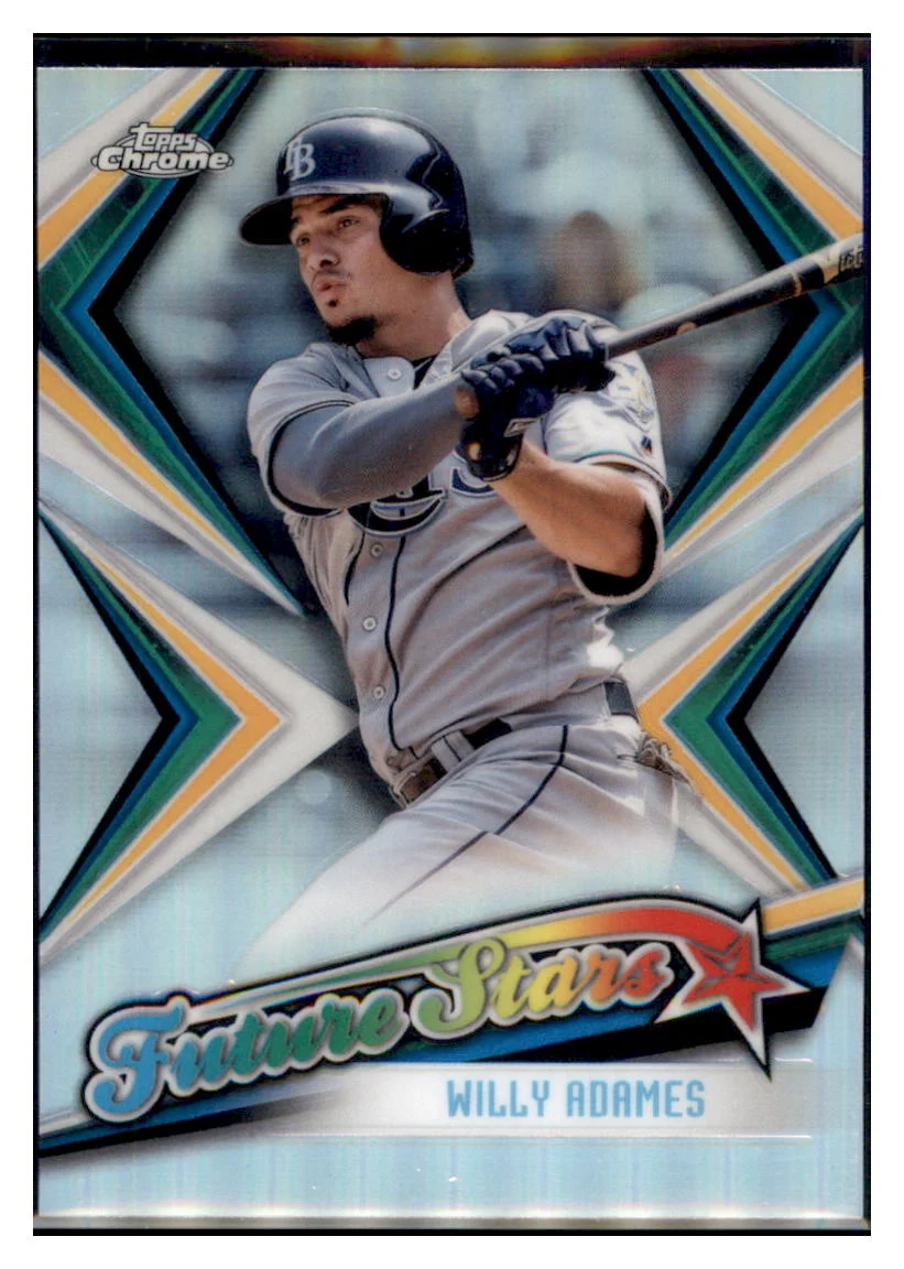 Willy Adames 2019 Topps Chrome Future Stars Baseball Card CBT1B