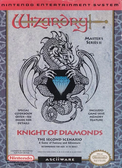 Wizardry: Knight of Diamonds Second Scenario (NES)