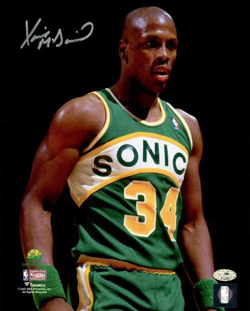 Xavier McDaniel Autographed 8x10 Photo Seattle Supersonics MCS Holo Stock #202456