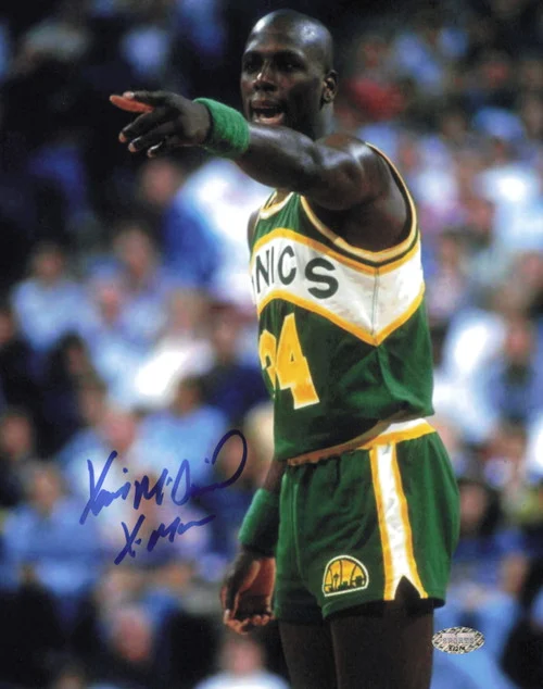 Xavier "X-Man" McDaniel Autographed 8x10 Photo Seattle Supersonics MCS Holo #87274