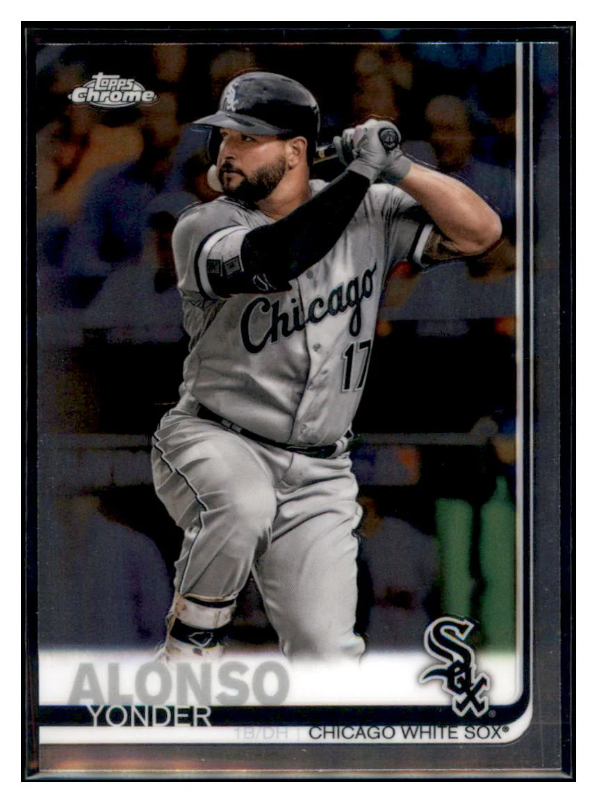 Yonder Alonso 2019 Topps Chrome Chicago White Sox Baseball Card CBT1C _1c