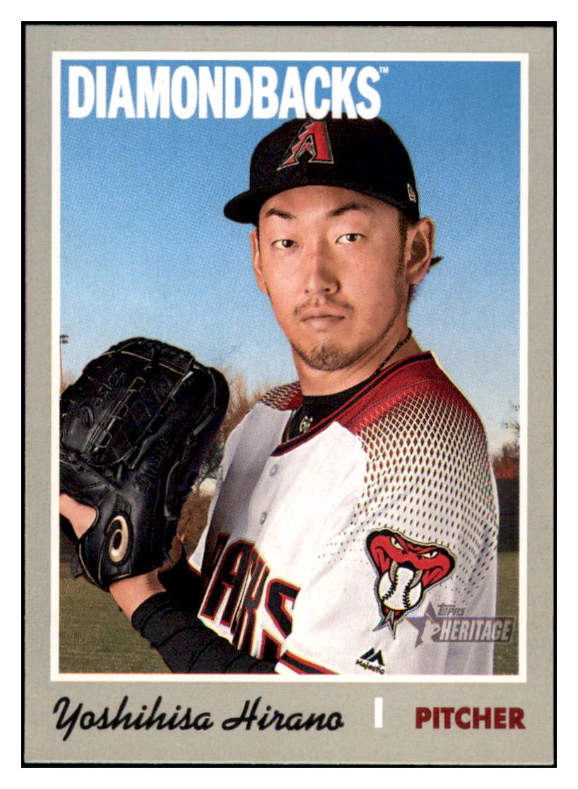 Yoshihisa Hirano Arizona Diamondbacks 2019 Topps Heritage #275 Baseball Card TMH1B