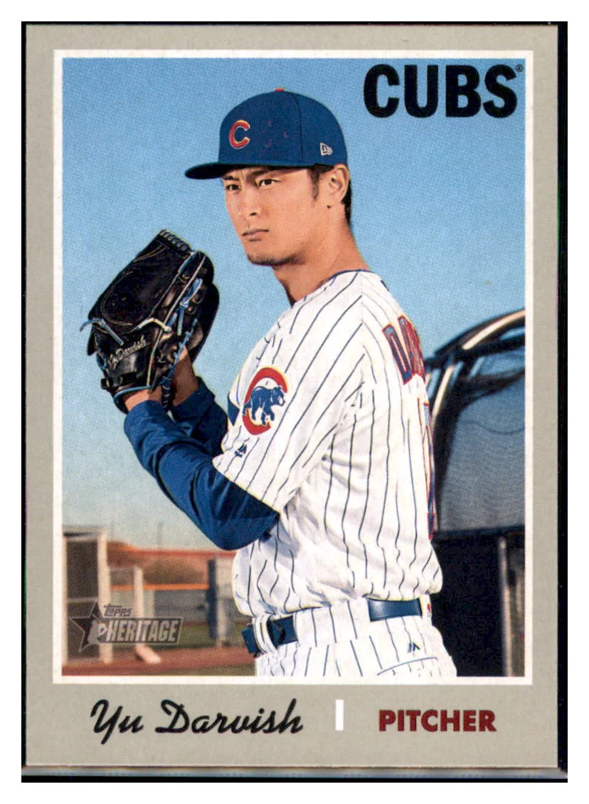 Yu Darvish 2019 Topps Heritage Chicago Cubs #THC-240 Baseball Card TMH1C