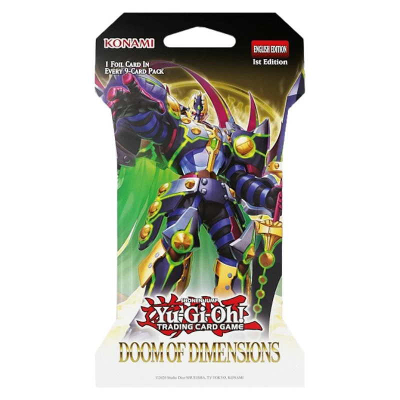 Yu-Gi-Oh! Doom of Dimensions Booster Pack [1st Edition] - 9 Cards