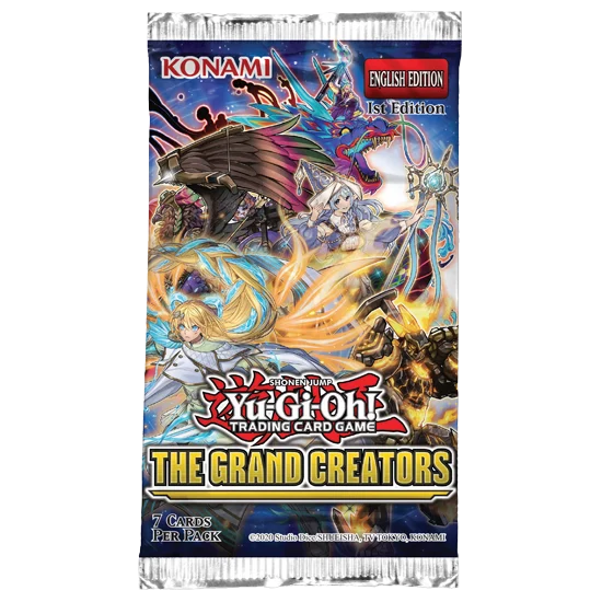 Yu-Gi-Oh! The Grand Creators 1st Edition Booster Pack