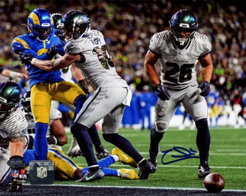 Zach Charbonnet Autographed 8x10 Photo Seattle Seahawks 2-Point Conversion MCS Holo Stock #265921